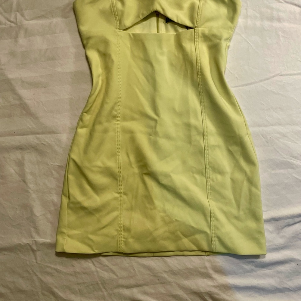 Zara Green Sweetheart Bodycon Dress